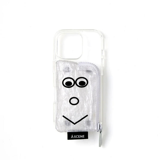 B&C Clear case with Dyneema® -HIMAA-【iPhone】SMILE