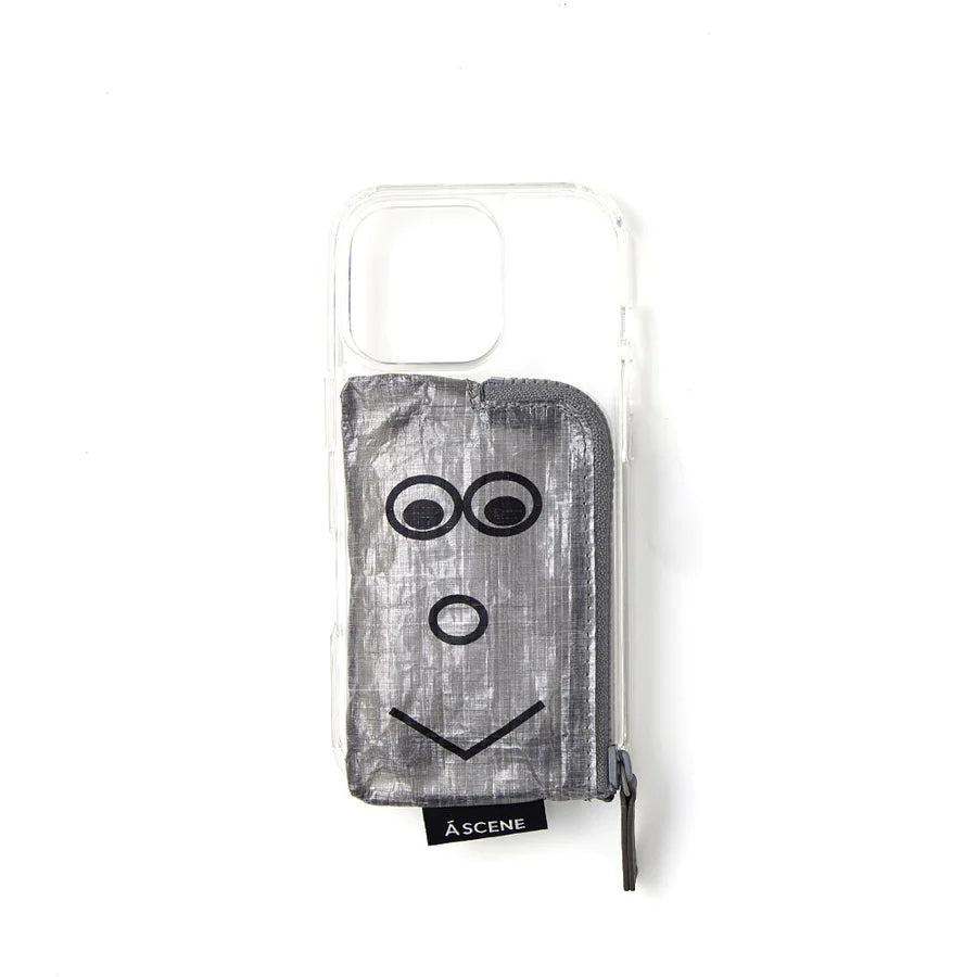 B&C Clear case with Dyneema® -HIMAA-【iPhone】SMILE