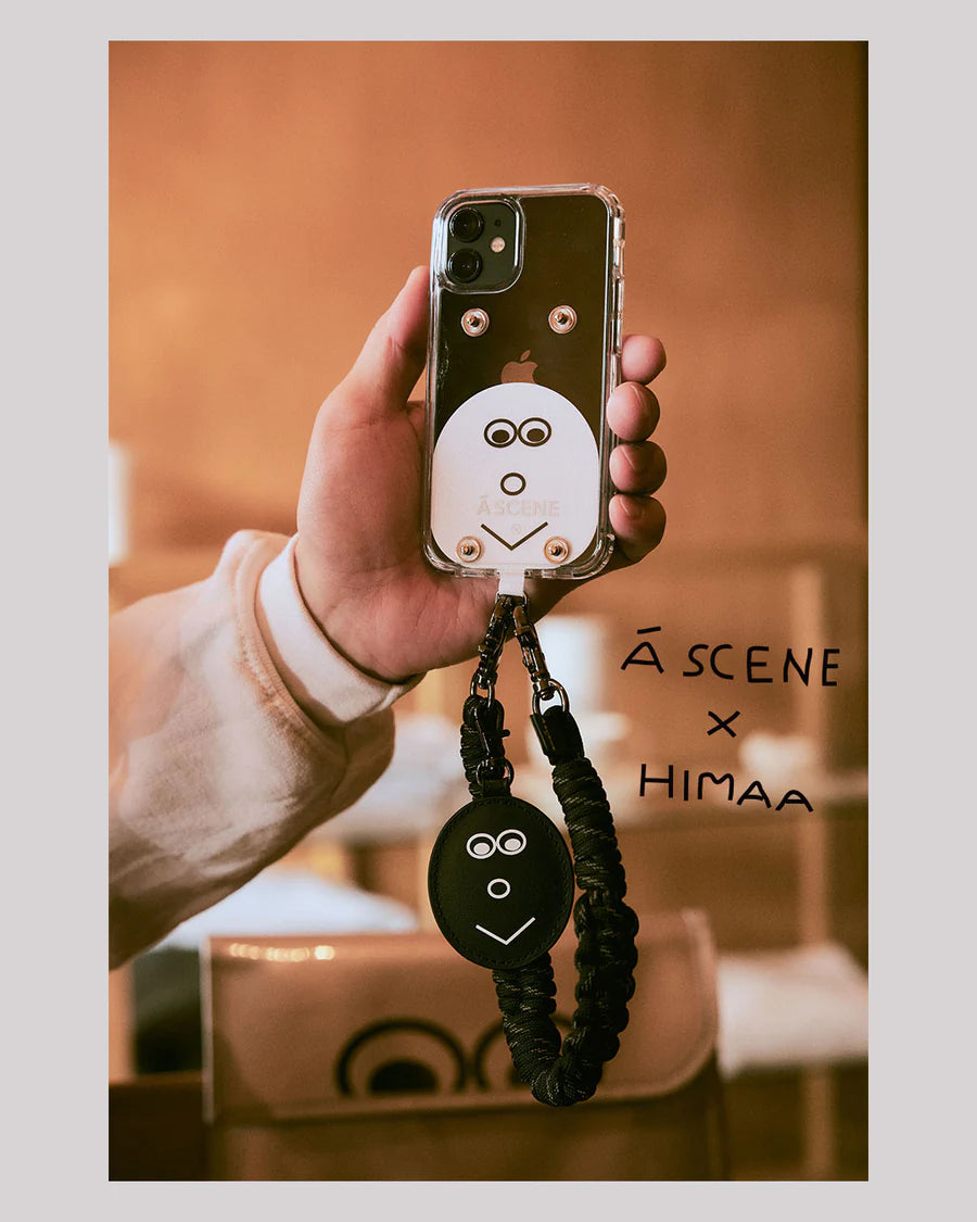 B&C Clear case with Dyneema® -HIMAA-【iPhone】くるくる