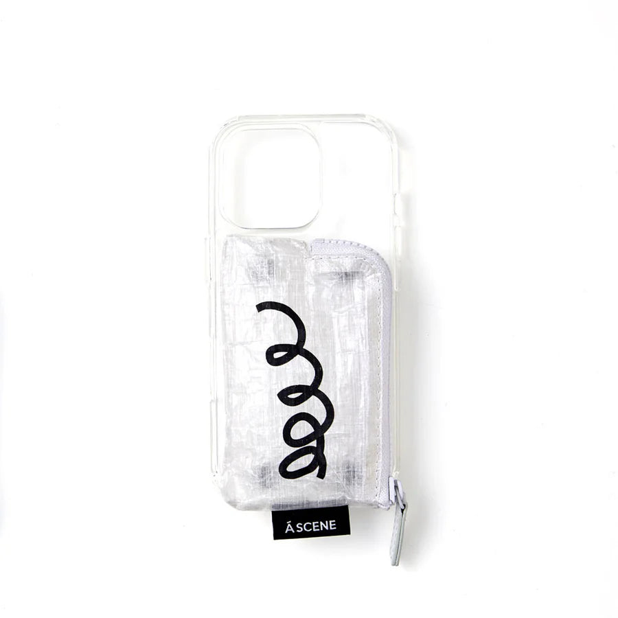 B&C Clear case with Dyneema® -HIMAA-【iPhone】くるくる