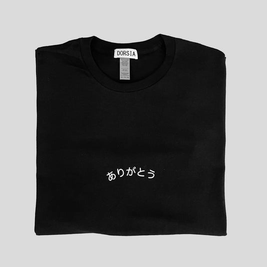 HIMAA x DORSIA / ありがとうTee (Black)