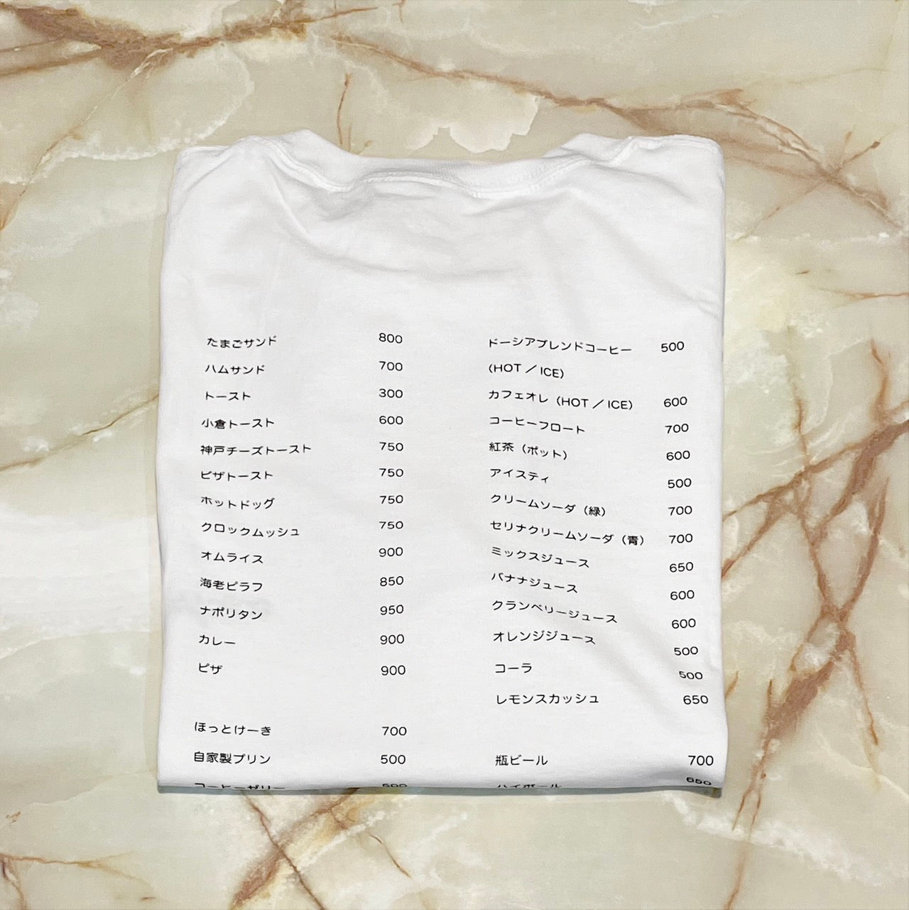 HIMAA x DORSIA MENU Tee （White）