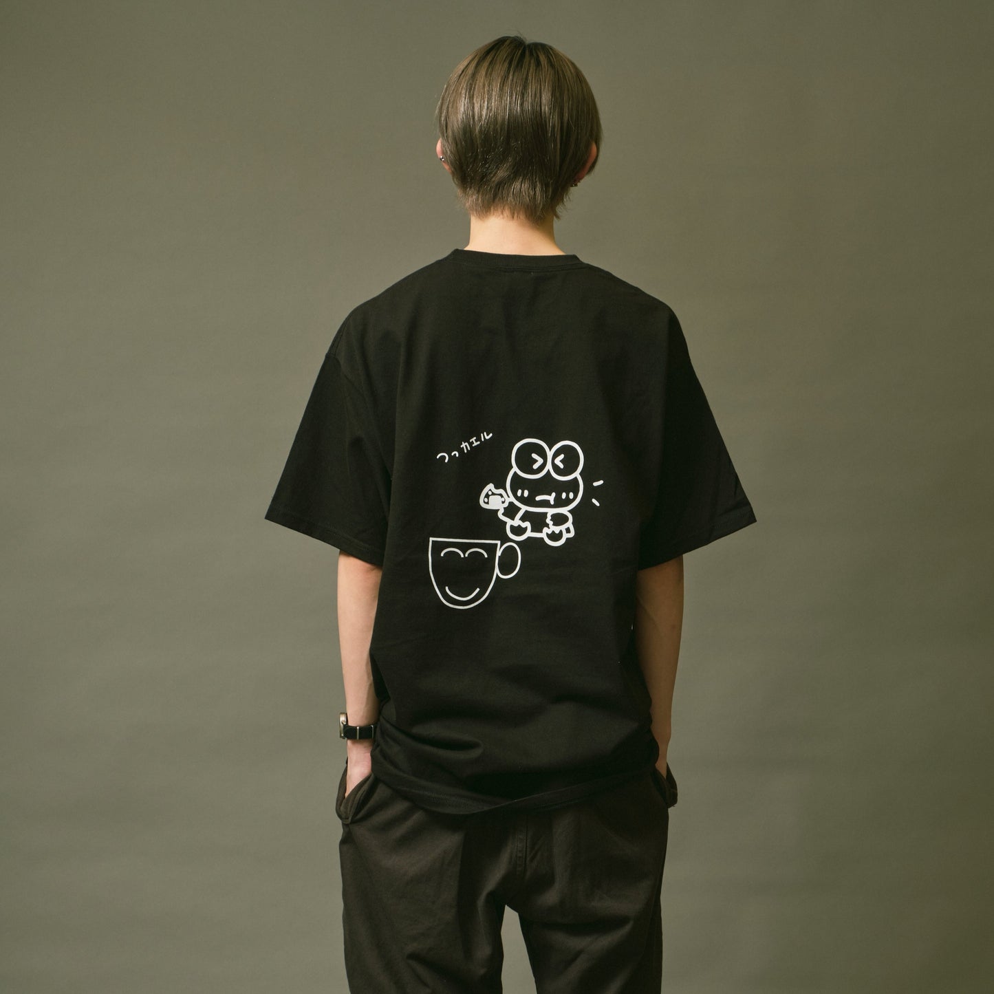 KEROKEROKEROPPI / HIMAA S/S Tee (Black)