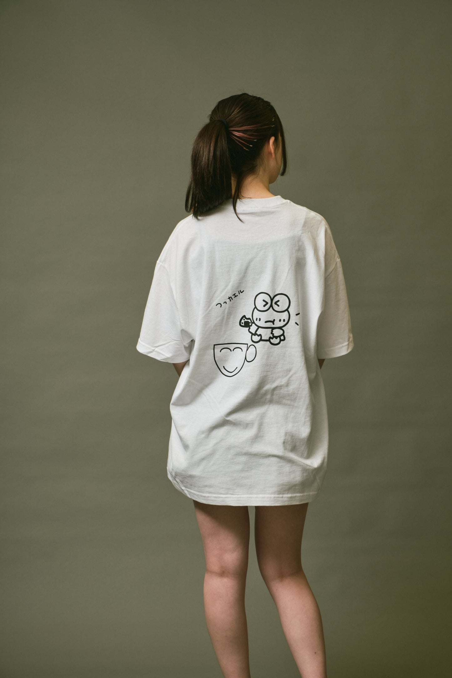 KEROKEROKEROPPI / HIMAA S/S Tee (White)