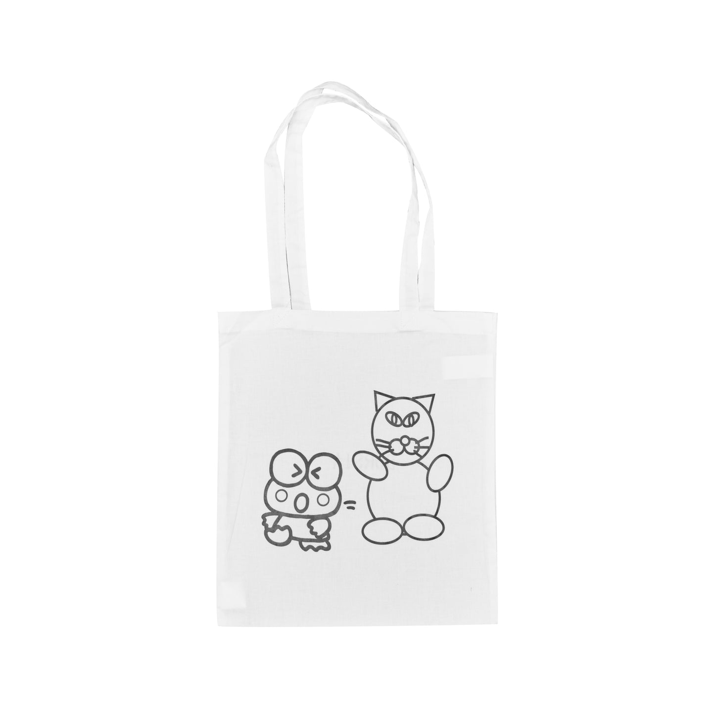 KEROKEROKEROPPI / HIMAA TOTE BAG (White)